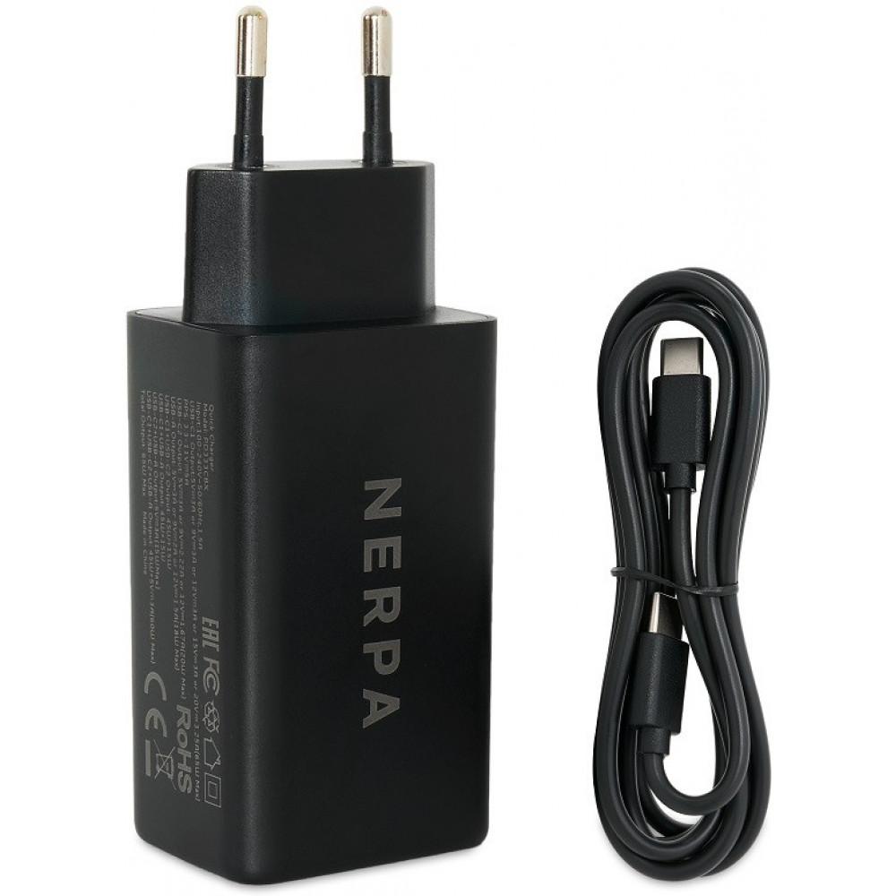 Сетевое зарядное устройство 220В NERPA PD333CBX 65W