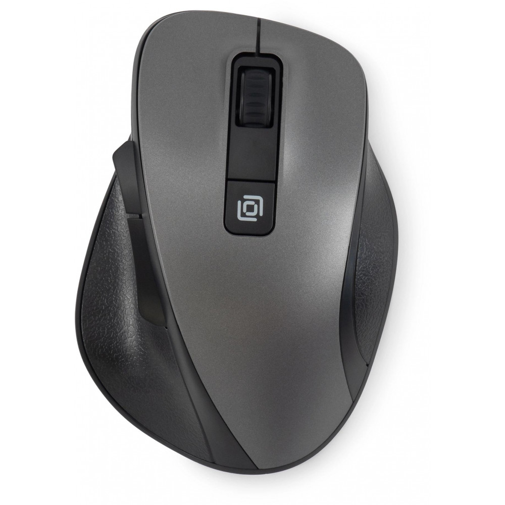 Мышь Oklick 504MW черныйсерый оптическая 1600dpi silent беспров. USB 6but (2004736) Oklick 2004736