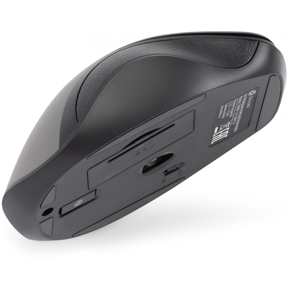 Мышь Oklick 504MW черныйсерый оптическая 1600dpi silent беспров. USB 6but (2004736) Oklick 2004736