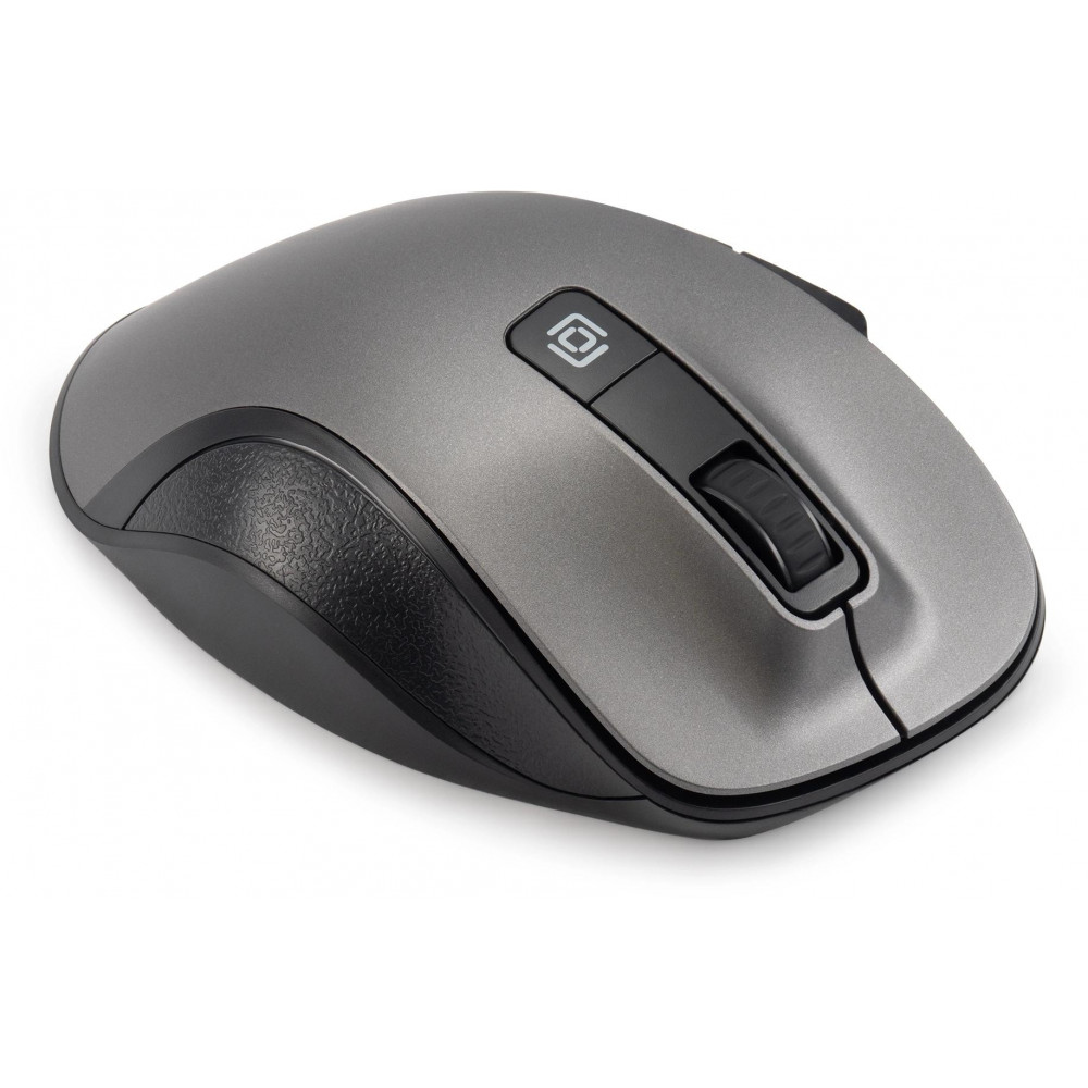 Мышь Oklick 504MW черныйсерый оптическая 1600dpi silent беспров. USB 6but (2004736) Oklick 2004736