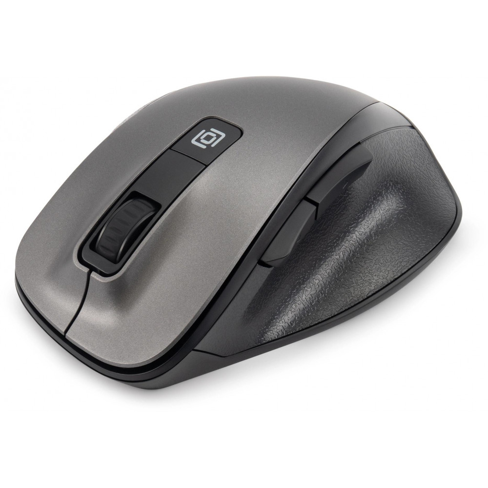 Мышь Oklick 504MW черныйсерый оптическая 1600dpi silent беспров. USB 6but (2004736) Oklick 2004736