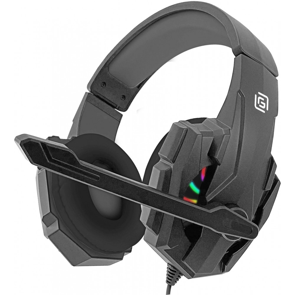 Наушники с микрофоном Oklick HS-L355G черный 1.8м мониторные оголовье (1939807) Oklick 1939807