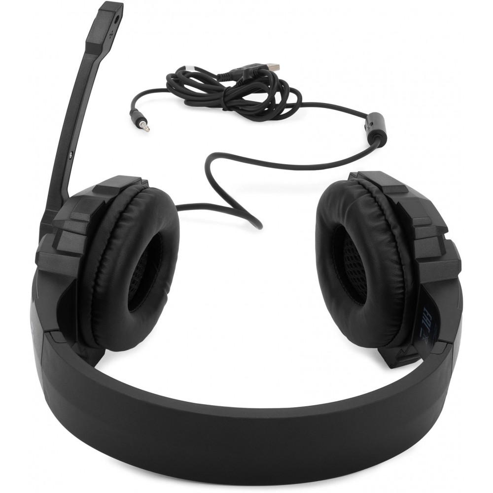 Наушники с микрофоном Oklick HS-L355G черный 1.8м мониторные оголовье (1939807) Oklick 1939807