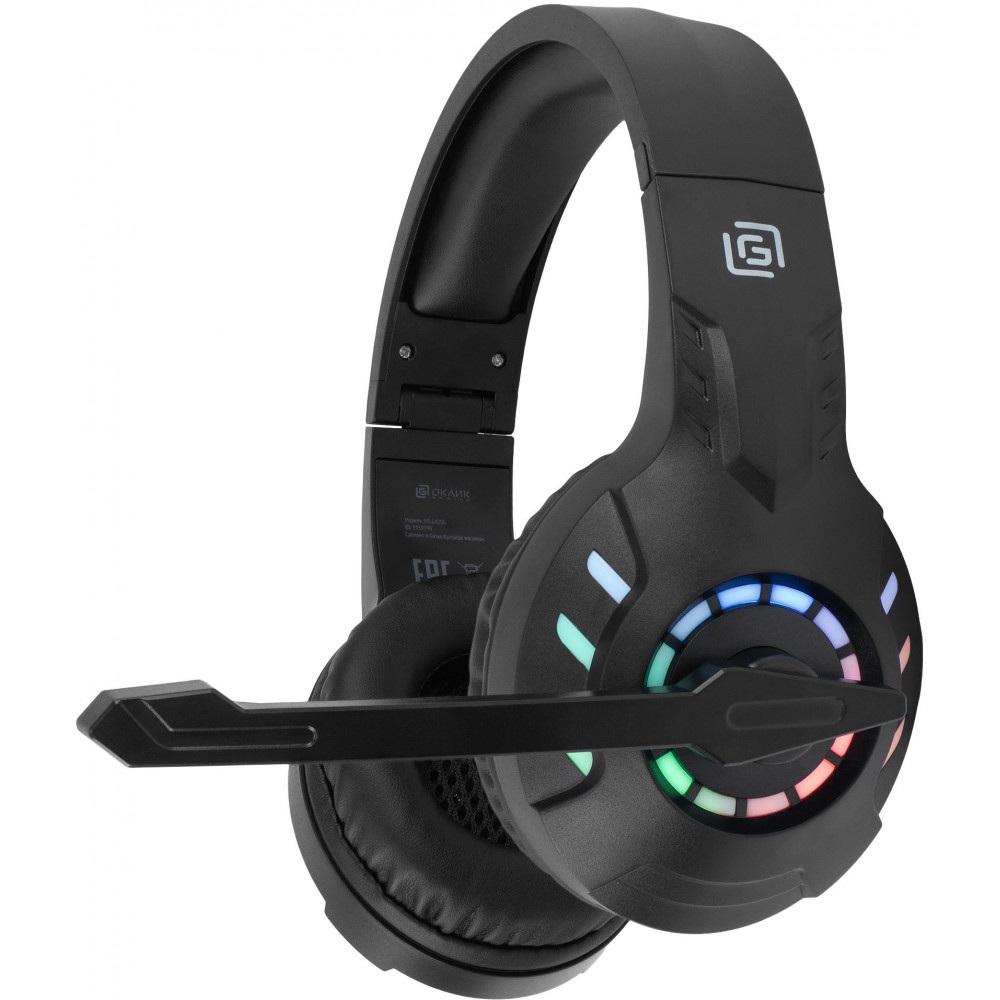 Наушники с микрофоном Oklick HS-L420G черный накладные BT оголовье (1939799) Oklick 1939799