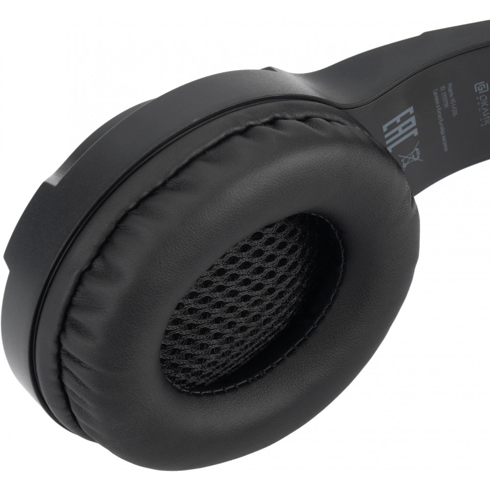 Наушники с микрофоном Oklick HS-L420G черный накладные BT оголовье (1939799) Oklick 1939799
