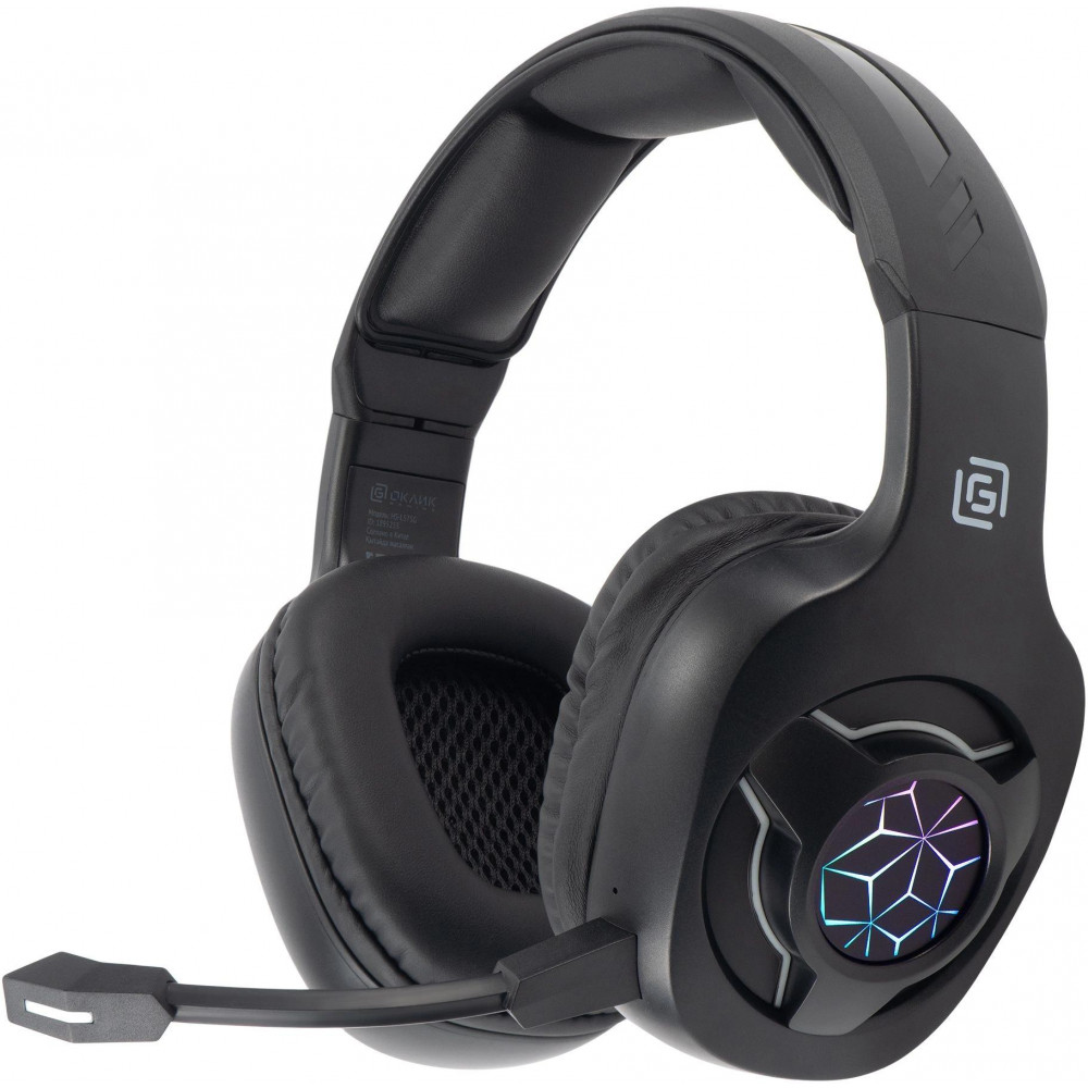 Наушники с микрофоном Oklick HS-L575G черный накладные BT оголовье (1895253) Oklick 1895253