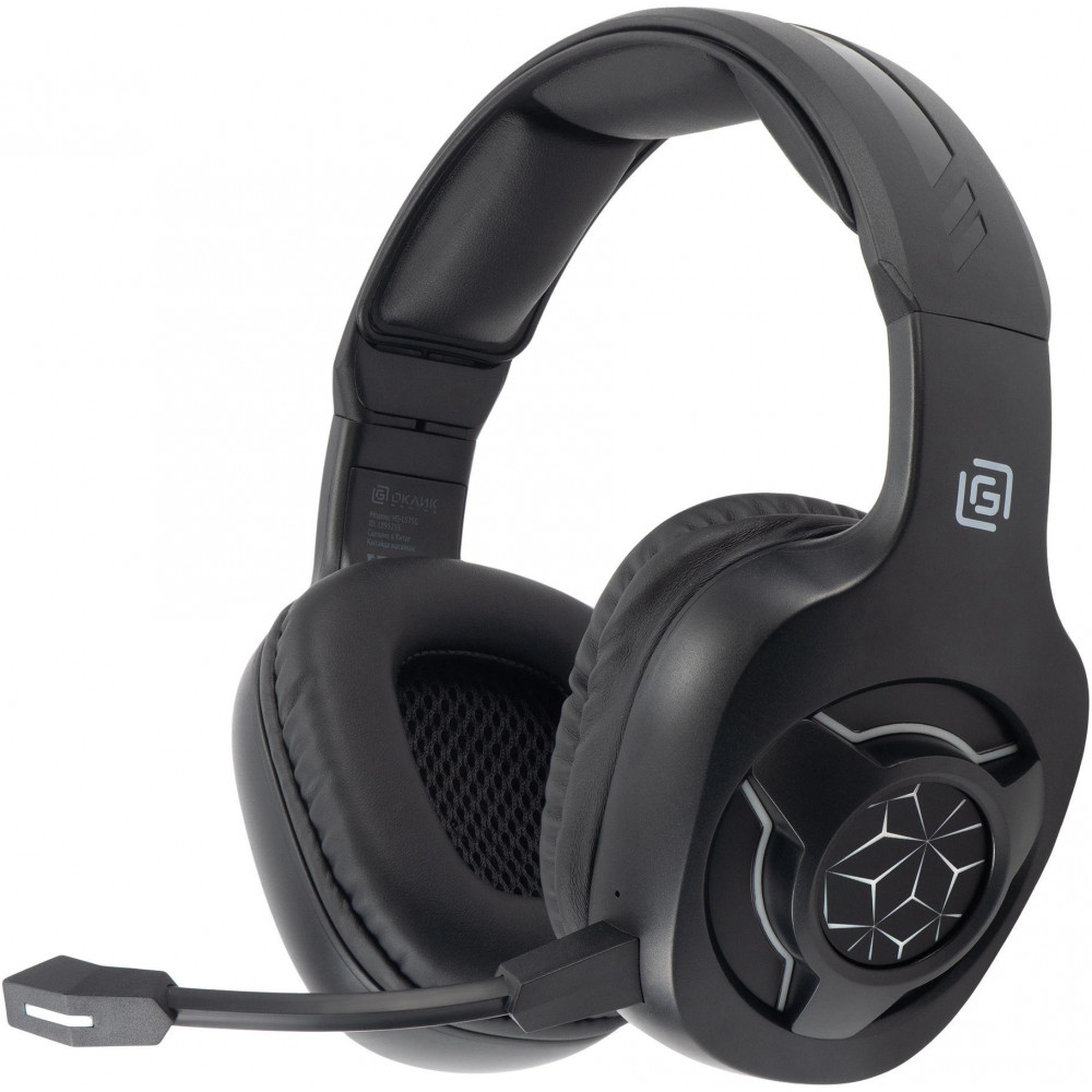 Наушники с микрофоном Oklick HS-L575G черный накладные BT оголовье (1895253) Oklick 1895253