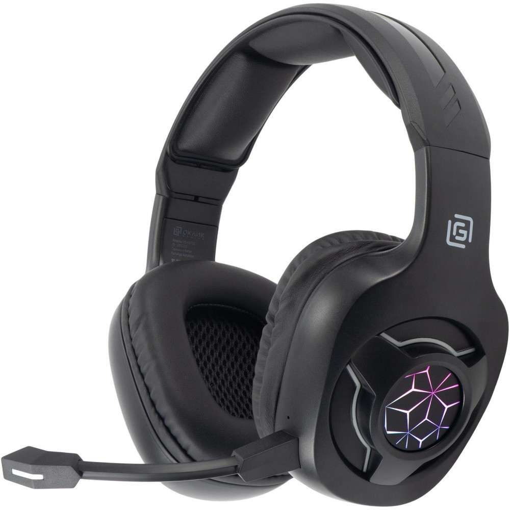 Наушники с микрофоном Oklick HS-L575G черный накладные BT оголовье (1895253) Oklick 1895253