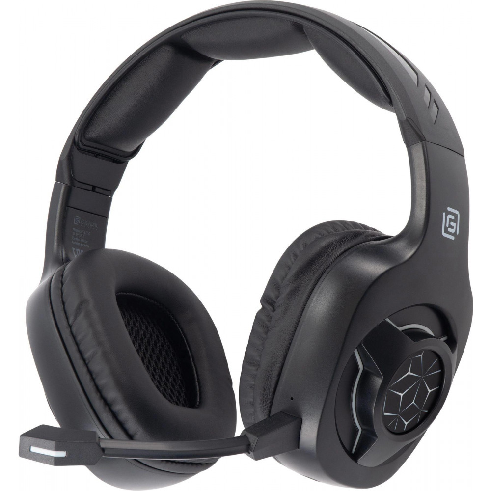Наушники с микрофоном Oklick HS-L575G черный накладные BT оголовье (1895253) Oklick 1895253
