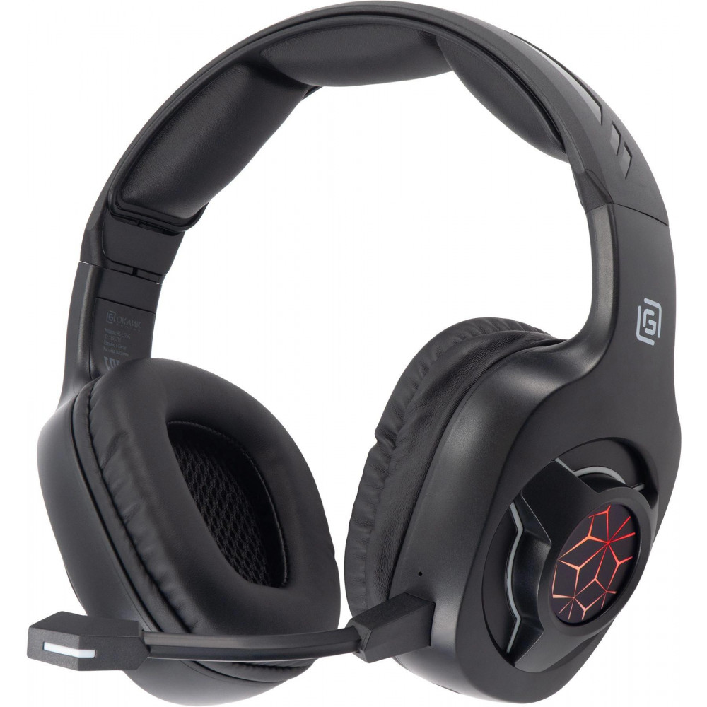 Наушники с микрофоном Oklick HS-L575G черный накладные BT оголовье (1895253) Oklick 1895253
