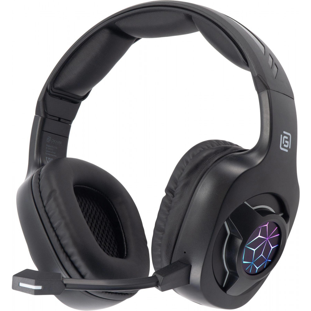 Наушники с микрофоном Oklick HS-L575G черный накладные BT оголовье (1895253) Oklick 1895253
