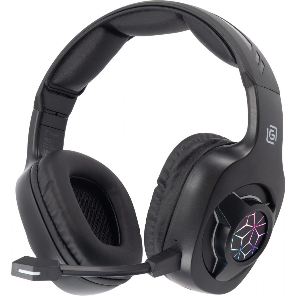 Наушники с микрофоном Oklick HS-L575G черный накладные BT оголовье (1895253) Oklick 1895253