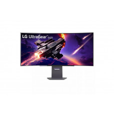 Монитор 44.5" LG UltraGear 45GS95QE-B OLED 3440x1440, 240 Гц, 0.03 мс, 21:9, 1300 кд/м2, 2xHDMI, 1хDP, изогнутый, черный, 1x3.5 мм