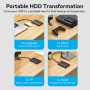 Внешний корпус Vention для HDDSSD 2.5&quot (USB 3.0 Mirco-B) Черный Vention KPAB0