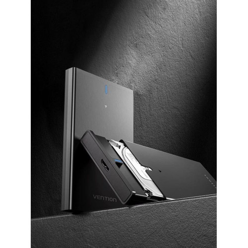 Внешний корпус Vention для HDDSSD 2.5&quot (USB 3.0 Mirco-B) Черный Vention KPAB0