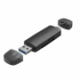 Картридер Vention USB 3.0 A+C (SD+TF) Черный Vention CLKB0