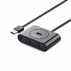 Концентратор USB-хаб UGREEN CR113-20291 Black (20291)