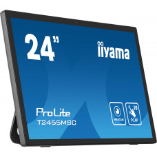 Монитор 23.8" Iiyama ProLite T2455MSC-B1 IPS 1920x1080, 60 Гц, 5 мс, 16:9, 400 кд/м2, 1хHDMI, 1хDP, 2xUSB 3.2, выход на наушники, черный