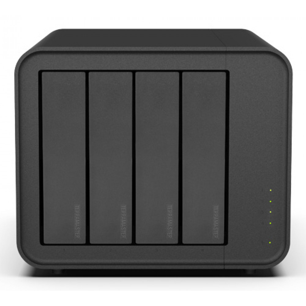 Сетевое хранилище TerraMaster D4-320 DAS tower/JBOD,RAID0,1/up to 4 SATA(3,5' or 2,5')/1xUSB3.1 Type-C gen2/1xPS/1YW