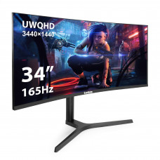 Монитор 34″ ExeGate Combat EC3400TA VA Curved R1800, UltraWide QHD 3440×1440, 165 Гц, 1 мс, 21:9