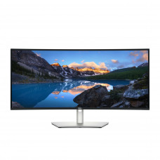 Монитор 34" Dell UltraSharp U3425WE IPS 3440x1440, 120 Гц, 4 мс, 21:9, 300 кд/м², HDMI 2.1, DP 1.4, Thunderbolt 4, 3xUSB-C, USB Hub (5x USB 3.0), Ethernet, 3.5 мм, динамики (2x5 Вт), изогнутый, черный и серебристый