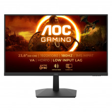 Монитор 23.8" AOC 24G15N, VA 1920x1080, 180 Гц, 4 мс, 16:9, 250 кд/м², 1xHDMI, 1xDP, 1x3.5 мм, черный