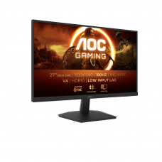 Монитор 27" AOC 27G15N2, VA 1920x1080, 180 Гц, 1 мс, 16:9, 300 кд/м², 1xHDMI, 1xDP, 1x3.5 мм, черный