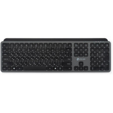 Клавиатура Oklick K859W серыйчерный USB беспроводная slim Multimedia (2002136) Oklick 2002136
