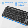Клавиатура Oklick K859W серыйчерный USB беспроводная slim Multimedia (2002136) Oklick 2002136