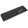 Клавиатура Oklick K859W серыйчерный USB беспроводная slim Multimedia (2002136) Oklick 2002136