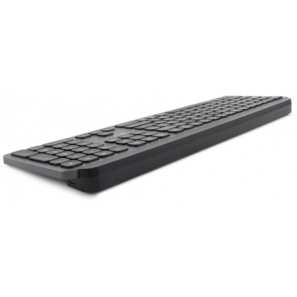 Клавиатура Oklick K859W серыйчерный USB беспроводная slim Multimedia (2002136) Oklick 2002136