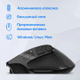 Мышь Oklick 502MW черный оптическая 2400dpi silent беспров. BTRadio USB для ноутбука 9but (1978678) Oklick 1978678