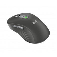 Мышь беспроводная Logitech M750 L Large графитовый, 4000 dpi, радиоканал, Bluetooth, USB, кнопки - 5