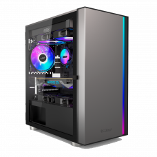 Корпус без блока питания PcCooler LM300 ARGB BK