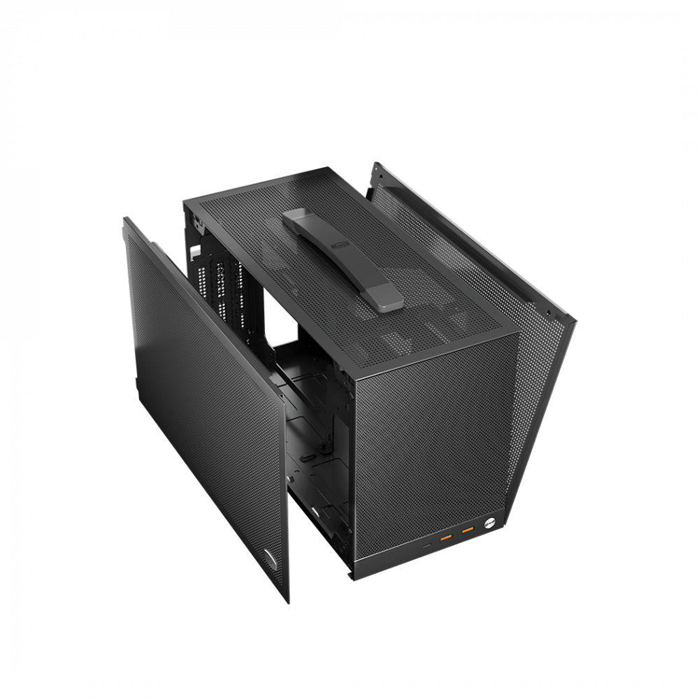 Корпус без блока питания PcCooler K101 MESH GY 3F
