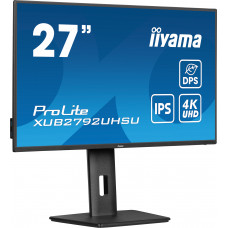 Монитор 27" iiyama ProLite XUB2792UHSU-B6 IPS 3840x2160, 60 Гц, 4 мс, 16:9, 350 кд/м², 1xHDMI, 1xDP, черный