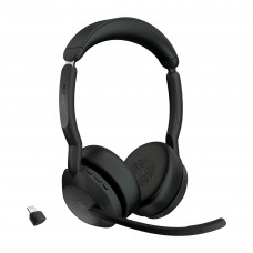 Гарнитура беспроводная Jabra Evolve2 55 Link380c MS Stereo, черный
