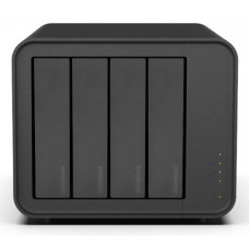 Сетевое хранилище TerraMaster F4-424 tower NAS QC 3,4Ghz/8Gb(32)/TRAID,JBOD,RAID0,1,10,5,6/up to 4 HDD SATA(3,5' or 2,5')/2xM.2 2280 NVMe/2xUSB3.2/HDMI/2x2,5GbE RJ-45/iSCSI/1xPS/1YW