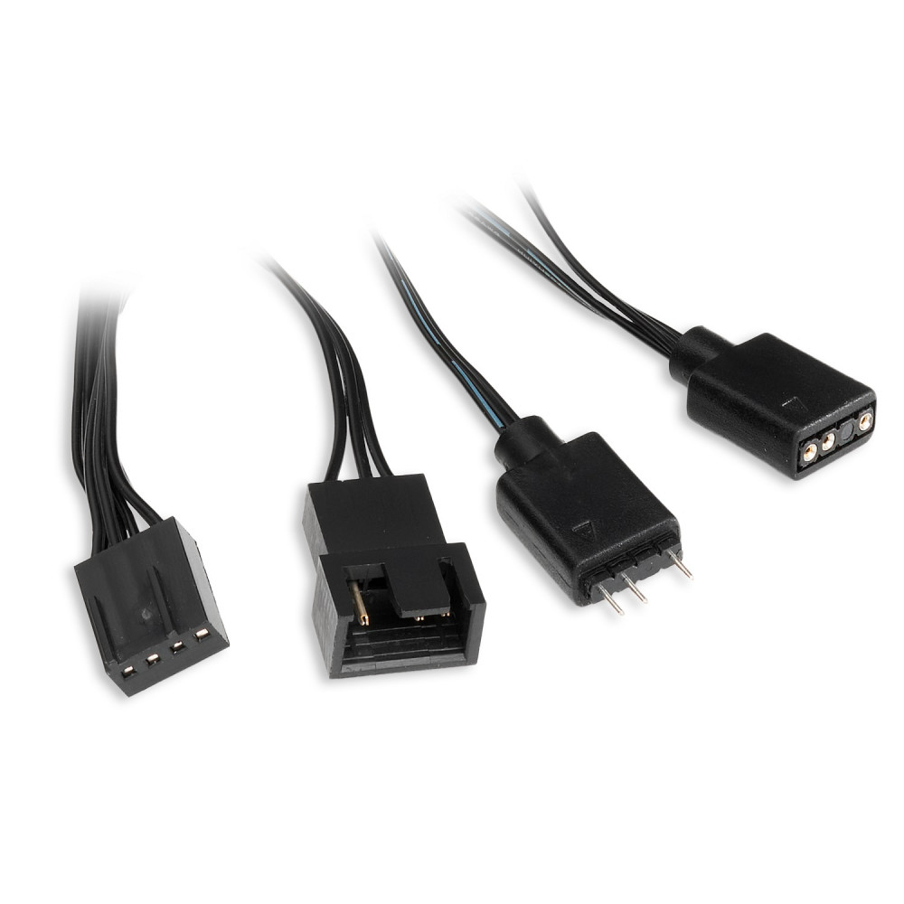 Корпус без блока питания HSPD M320-TGBK-ARGB