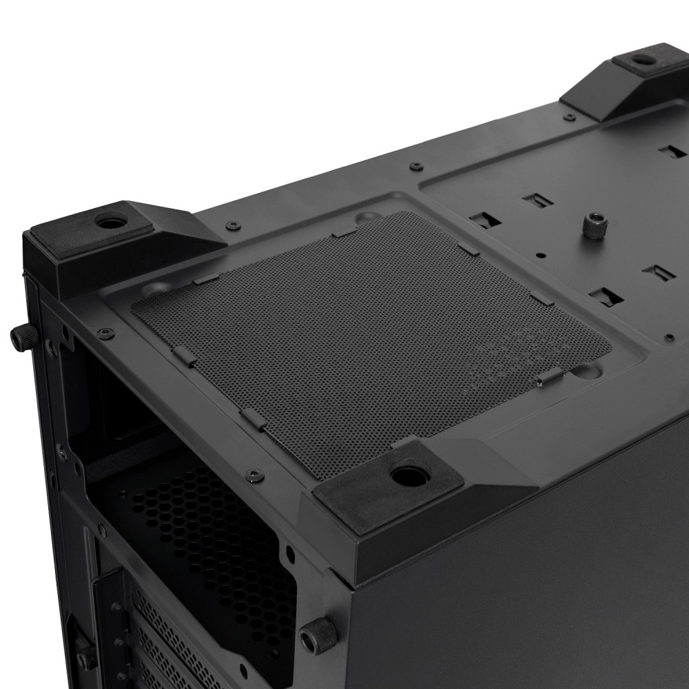 Корпус без блока питания HSPD M321-TGBK-ARGB