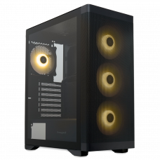 Корпус без блока питания HSPD M520-TGBK-ARGB