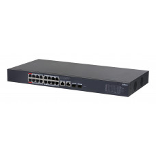 Коммутатор Dahua DH-CS4220-16GT-190 16x100Мбит/с 2x1Gbит/с 2xКомбо(1000BASE-T/SFP) управляемый