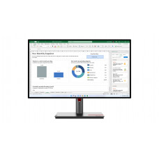 Монитор 27" Lenovo ThinkVision P27h-30 IPS 2560x1440, 60 Гц, 6 мс, 16:9, 350 кд/м², HDMI 2.0, DP 1.4, USB-C, USB Hub (4x USB 3.0), Ethernet, 3.5 Jack, HDR10, черный