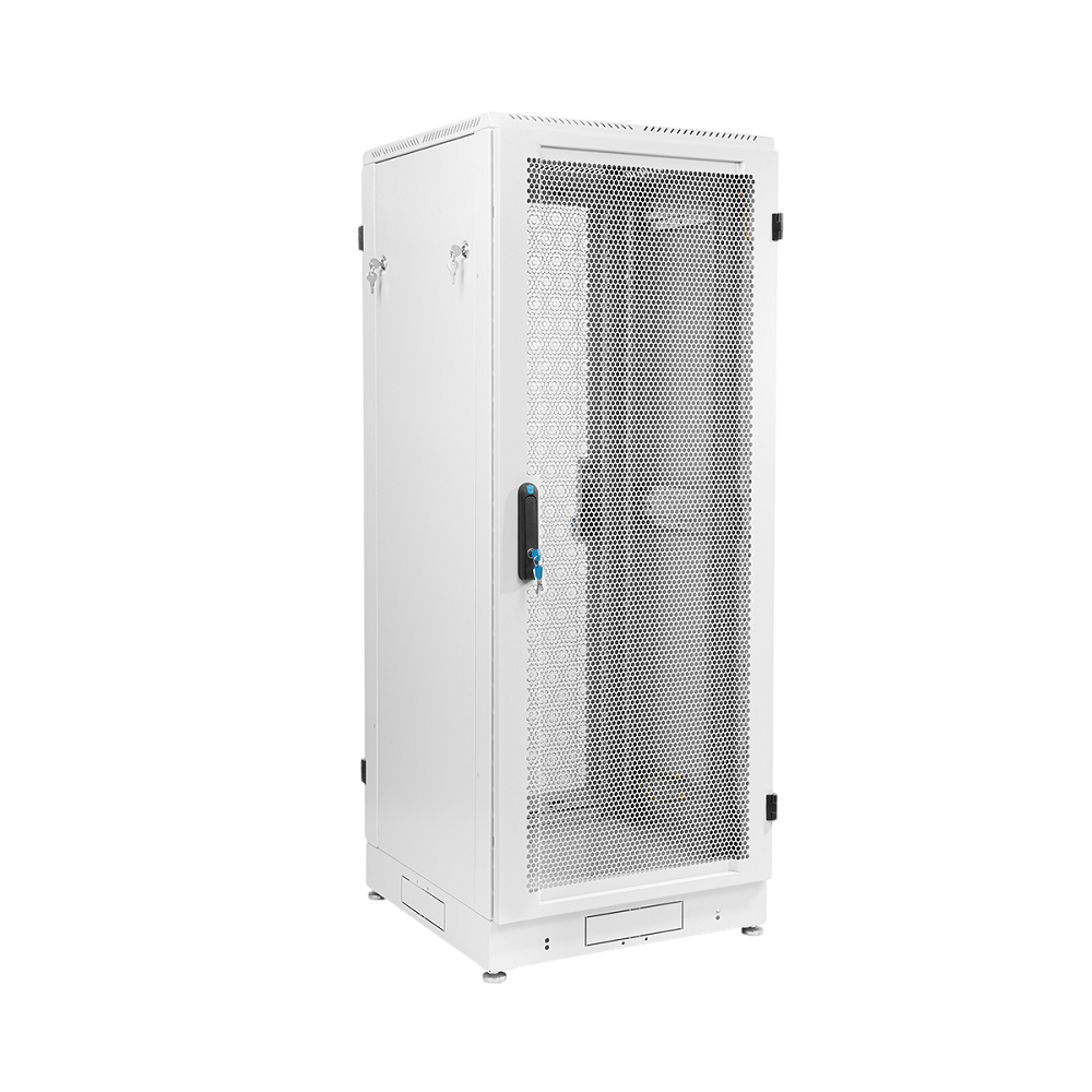 Шкаф серверный напольный 30U (600 800) дверь перфорированная 2 шт. ЦМО ШТК-М-30.6.8-44АА