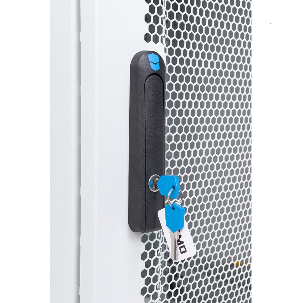 Шкаф серверный напольный 30U (600 800) дверь перфорированная 2 шт. ЦМО ШТК-М-30.6.8-44АА