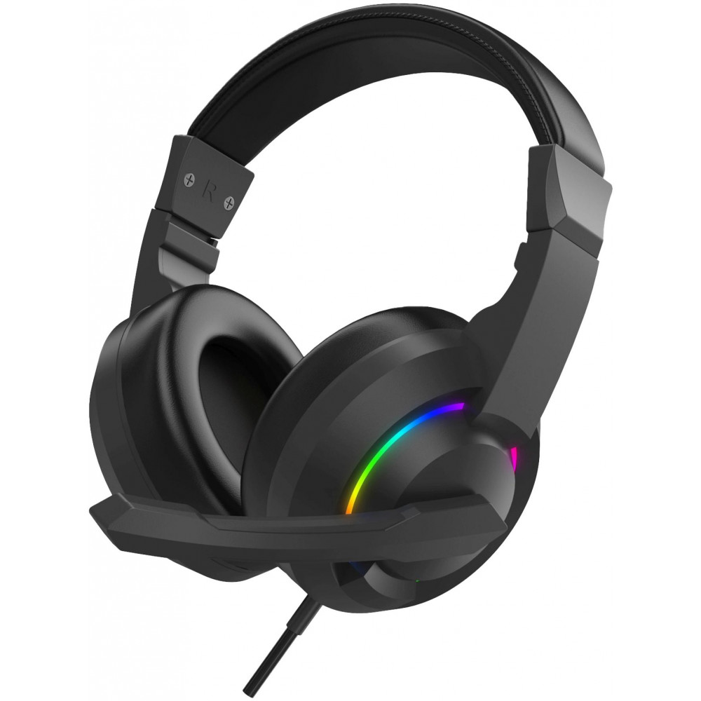 Наушники с микрофоном Oklick HS-L315G черный 1.8м накладные USB оголовье (2007552) Oklick 2007552