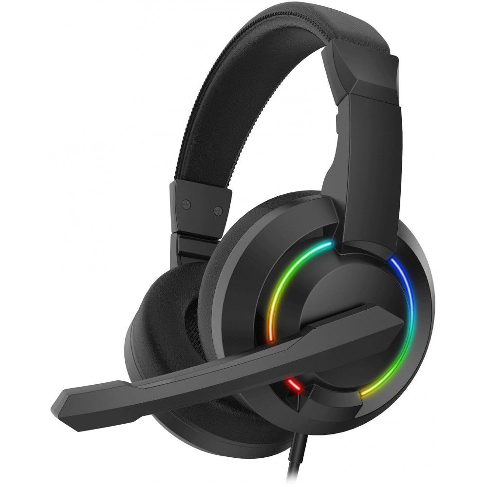 Наушники с микрофоном Oklick HS-L315G черный 1.8м накладные USB оголовье (2007552) Oklick 2007552