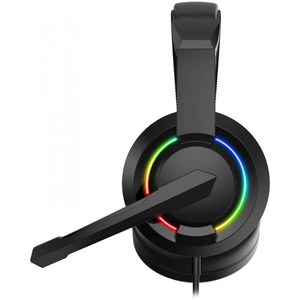 Наушники с микрофоном Oklick HS-L315G черный 1.8м накладные USB оголовье (2007552) Oklick 2007552