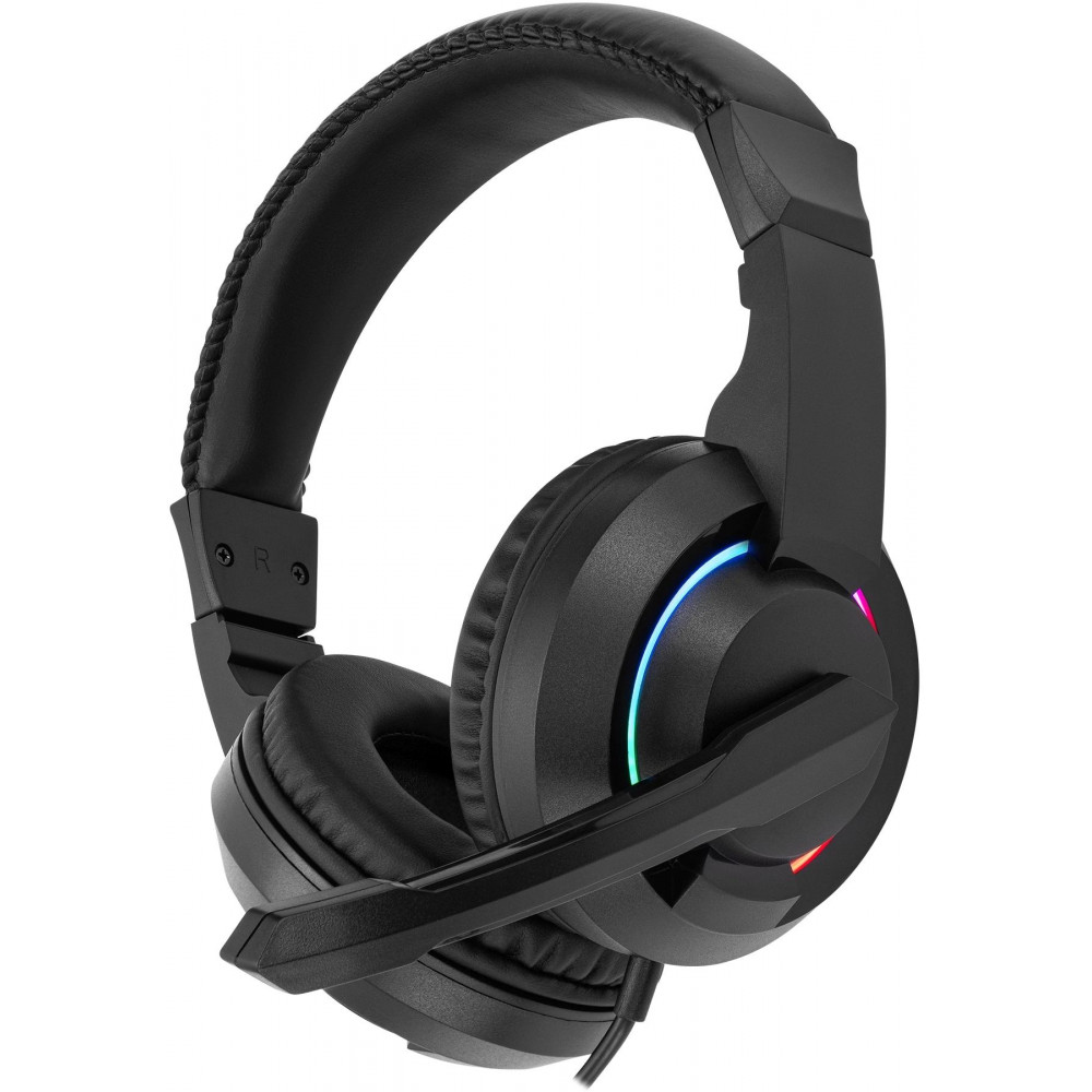 Наушники с микрофоном Oklick HS-L315G черный 1.8м накладные USB оголовье (2007552) Oklick 2007552