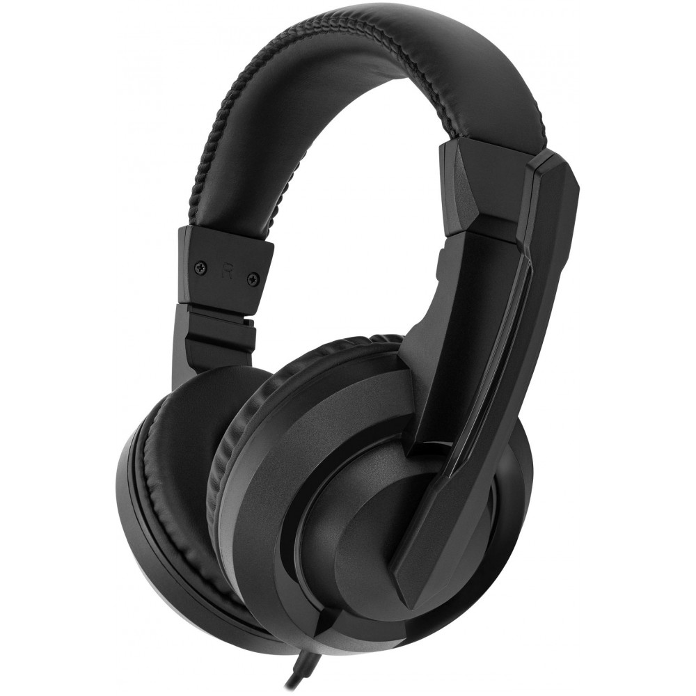 Наушники с микрофоном Oklick HS-L315G черный 1.8м накладные USB оголовье (2007552) Oklick 2007552